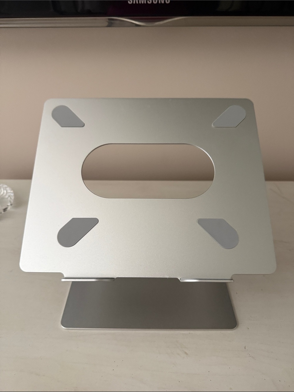 Samsung Silver Laptop Stand with Non-Slip Pads